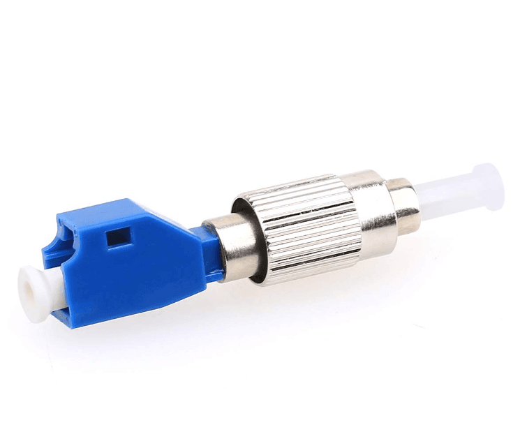 FC UPC Male to LC UPC Female Hybrid Optical Fiber Cable Adapter — image 1