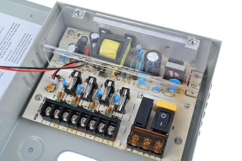 12V 5A, 4CH Power Supply Box for CCTV Camera System — image 1