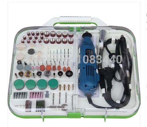 163pcs Tools Kit Accessory with Mini Grinder 135W — image 1