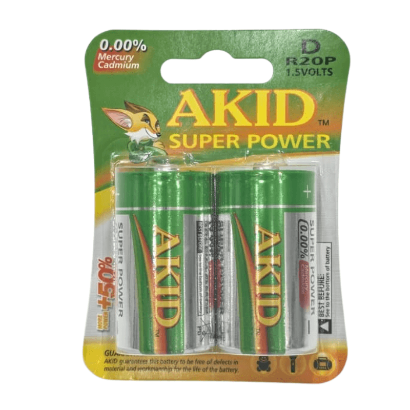 AKID Super Power R20P D Zinc-Carbon Batteries 1.5V — image 1