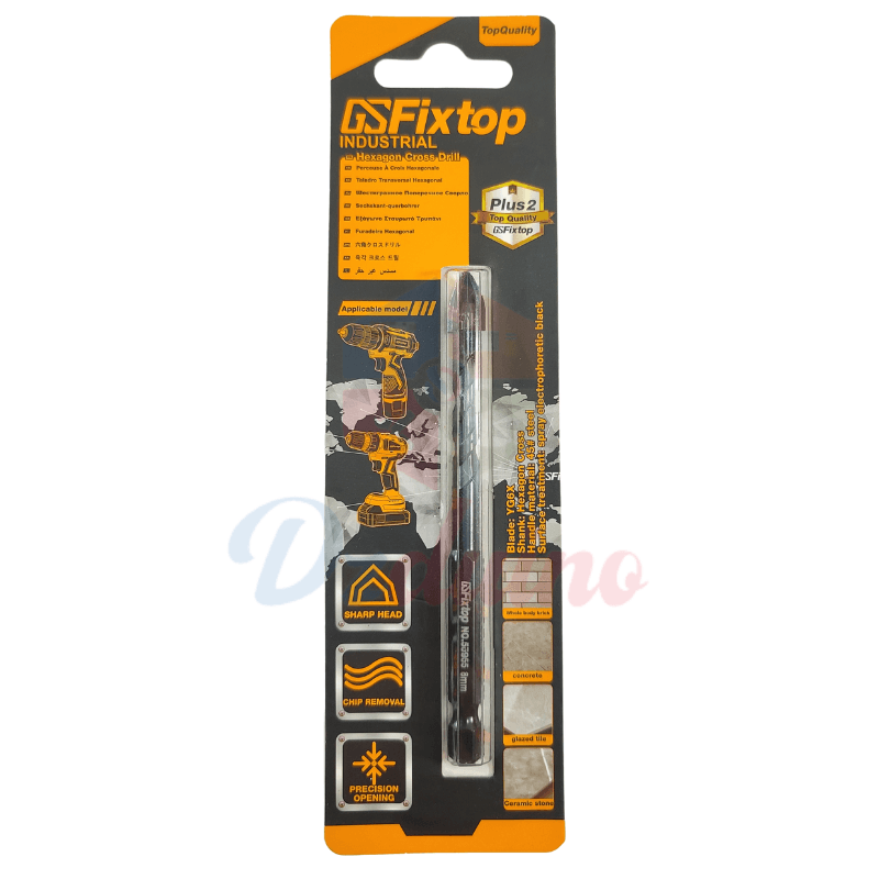 drill bit 08 ceram/glass black — image 1