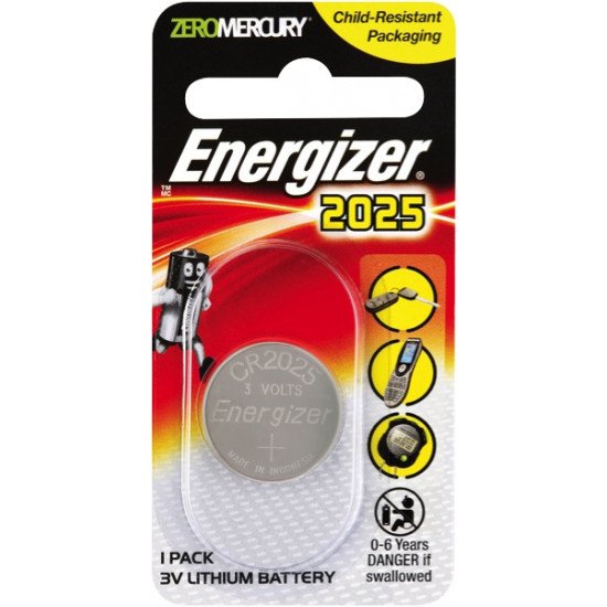 Batterie lithium Energizer CR2025 3V
