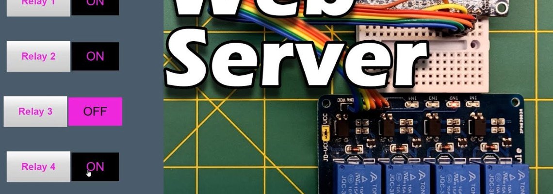 Contrôle du serveur web de relais 4 canaux via ESP32