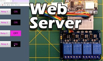 Contrôle du serveur web de relais 4 canaux via ESP32 Contrôle du serveur web de relais 4 canaux via ESP32