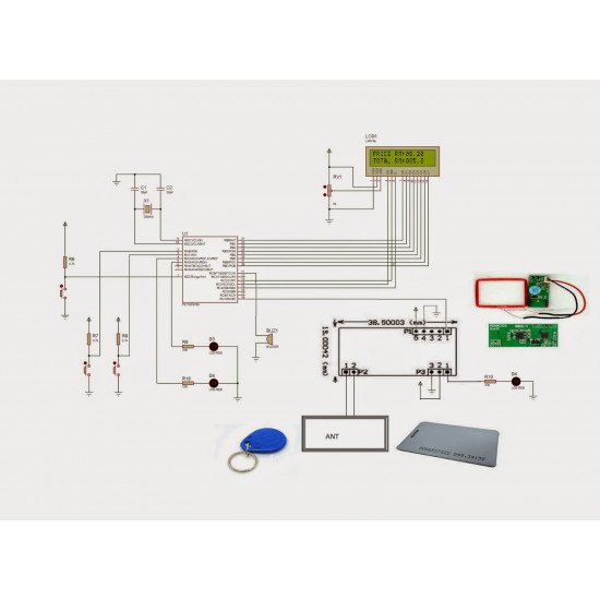 125 Khz Module lecteur RFID RDM6300 UART 