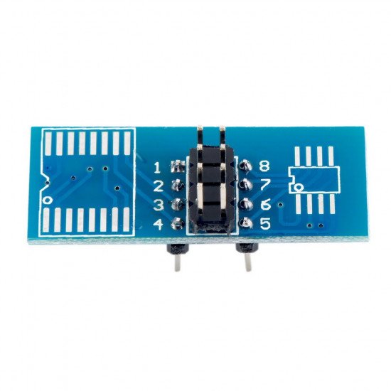 Soic8 SOP8 puce flash IC Test Clips prise adpter BIOS / 24 / 25 / 93 programmeur