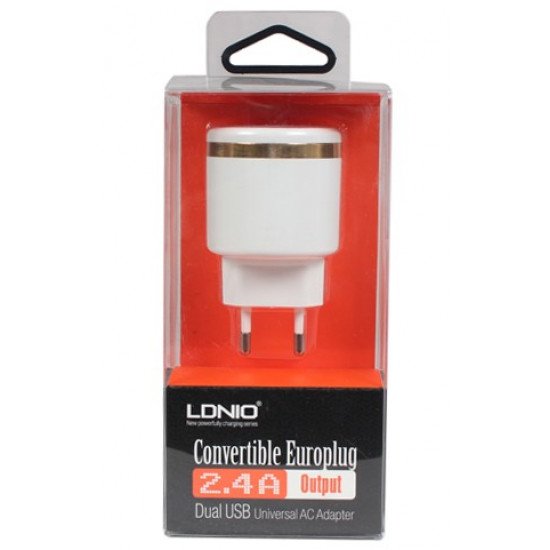 DL-AC63 2 Port Chargeur Adaptateur USB 5V, 2.4A Original