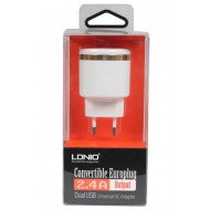 DL-AC63 2 Port Chargeur Adaptateur USB 5V, 2.4A Original