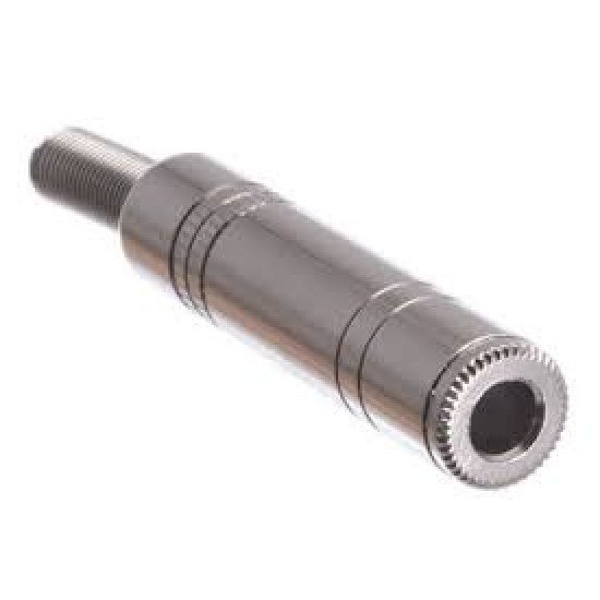 Métal 6.35 mm femelle 1/4 " stéréo jack socket connecteur