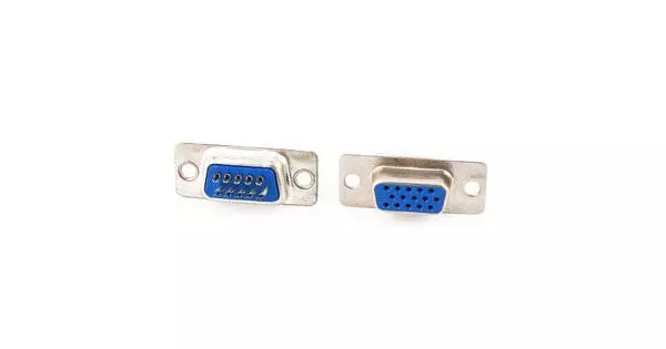 Connecteur VGA à Souder Coudé - 15 Broches - 120276