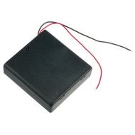 Battery Holder - 4xAA Square with cover