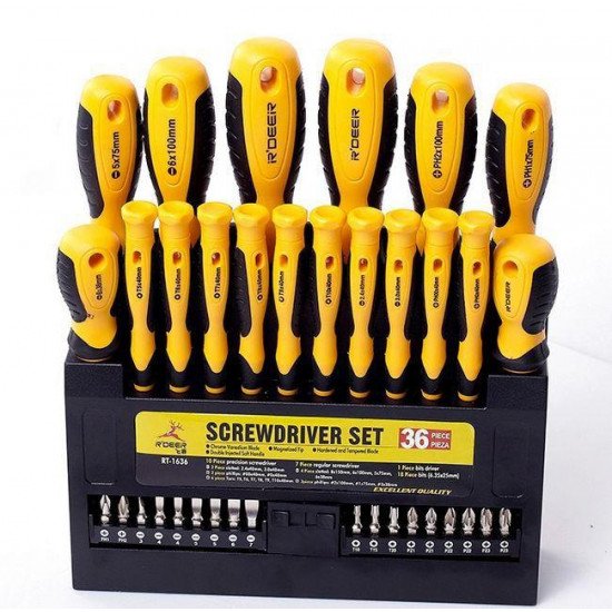 Outils professionnels de tournevis multifonctions RT-1636