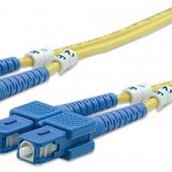 Jarretière FO Monomode,OS2, 9/125µm ,SC/SC Jaune 3m  Jarretière FO Monomode,OS2, 9/125µm ,SC/SC Jaune 3m