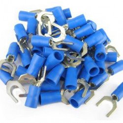 100 pcs Cosse électrique à fourche 100 pcs Cosse électrique à fourche