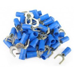 100 pcs Cosse électrique à fourche 100 pcs Cosse électrique à fourche