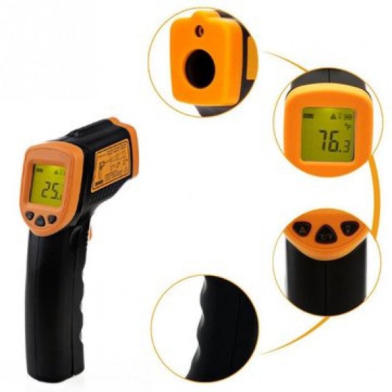 thermomètre infrarouge numérique sans contact AR320