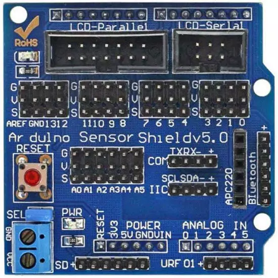 Shield Capteur V5 Pour Arduino® Shield Capteur V5 Pour Arduino®