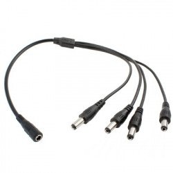Cable diviseur DC 1 vers 4 sorties Cable diviseur DC 1 vers 4 sorties
