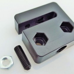 Ecrou de bloc anti-retour pour vis métrique 8mm Ecrou de bloc anti-retour pour vis métrique 8mm