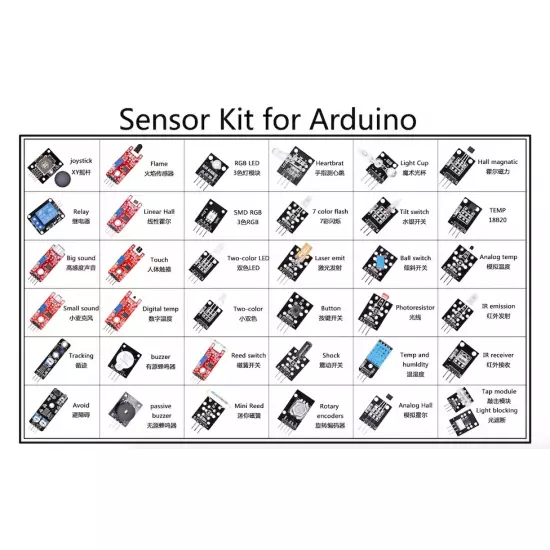 Kit Modules Capteur 37 En 1 Kit Modules Capteur 37 En 1