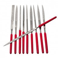 5pcs diamant poignée d'aiguille140X3mm