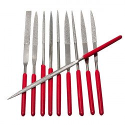 5pcs diamant poignée d'aiguille140X3mm 5pcs diamant poignée d'aiguille140X3mm