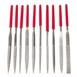 10pcs diamant poignée d'aiguille140X3mm 10pcs diamant poignée d'aiguille140X3mm