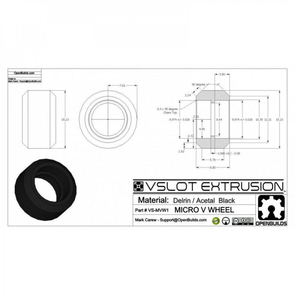 Delrin Mini V Wheel™