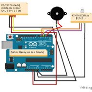 IR-08H Module de capteur d'évitement d'obstacle infrarouge