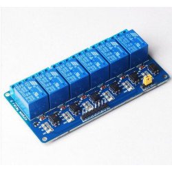 6 Channel Relay Module with light coupling 5V