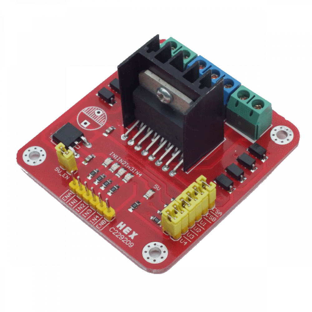 L298N Dual H Bridge DC Stepper Motor Driver Board