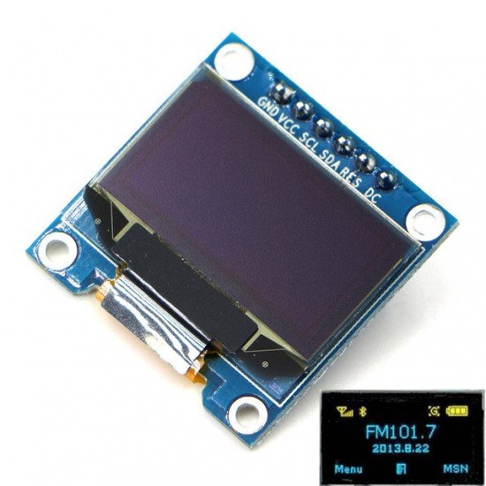 0.96inch OLED Display Module - SPI/I2C - 128x64 - 7Pin 
