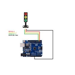 5V LED Traffic Light Module 8mm 