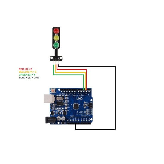 Module de feux de circulation LED, 5V, 8mm,