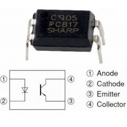 Optocoupleur PC817C DIP4  Optocoupleur PC817C DIP4