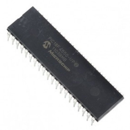 MICROCHIP  PIC18F4550-I/P  8 Bit Microcontrolleur, Flash,  48 MHz, 32 KB, 2 KB, 40 Pins, DIP 
