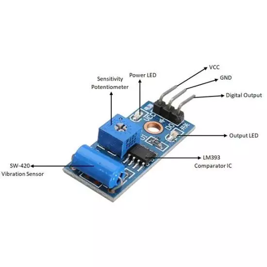 Capteur de vibration pour Arduino