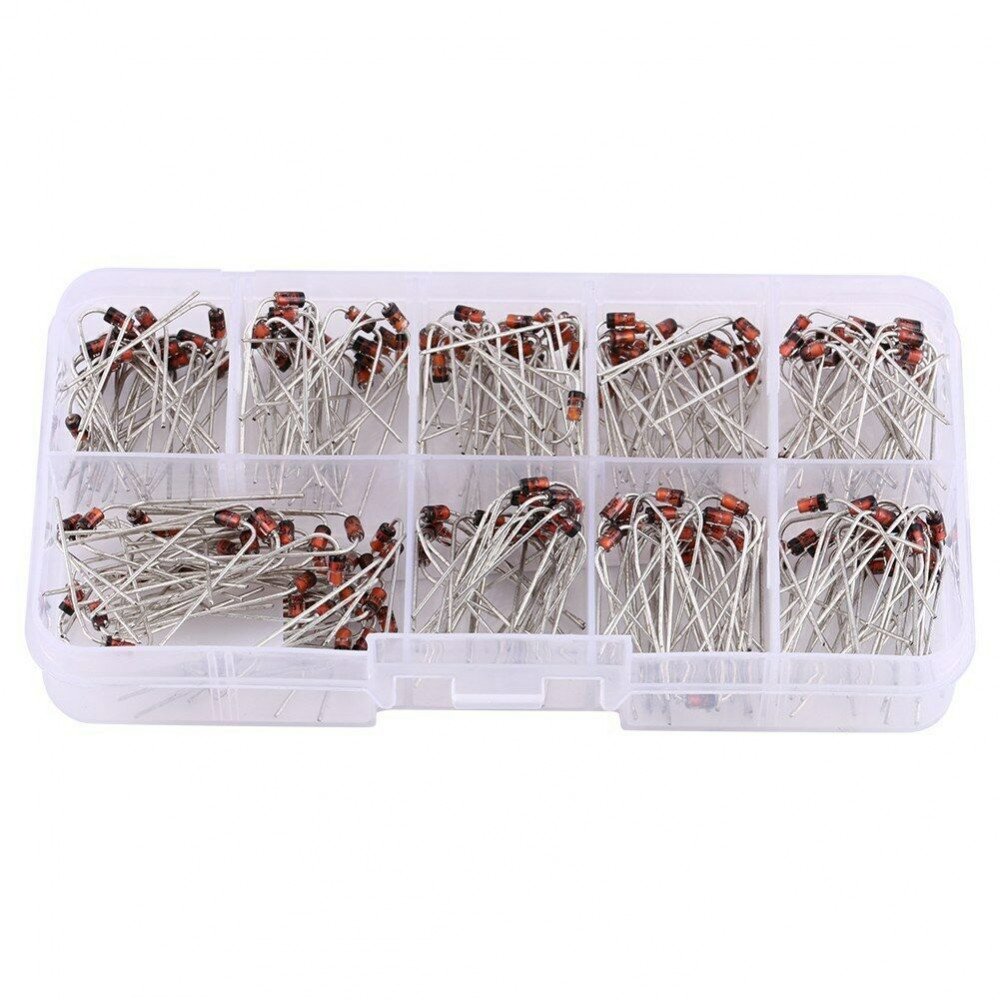 200pcs Zener Diode Assortment kit 1N4728~1N4737