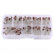 Kit d'assortiment de diodes Zener 1N4728 ~ 1N4737 200 pièces