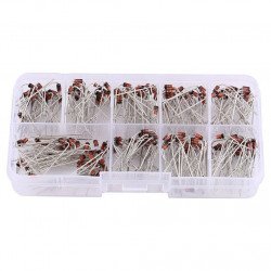 Kit d'assortiment de diodes Zener 1N4728 ~ 1N4737 200 pièces Kit d'assortiment de diodes Zener 1N4728 ~ 1N4737 200 pièces