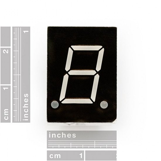 7-Segment Display - LED 0.5 inch common cathode 7-Segment Display - LED 0.5 inch common cathode