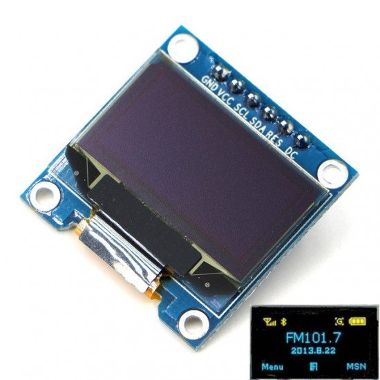 Module d'affichage OLED 0.96inch - SPI/I2C- 128x64 -4broches (blanc)