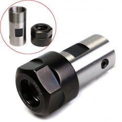 2x 6.35mm 8mm Collet Chuck Adapter Electric Router Engraving Trimming Machine JX