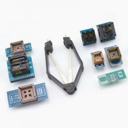 8 Adaptateurs de programmateur Sockets Kit avec IC Extractor 8 Adaptateurs de programmateur Sockets Kit avec IC Extractor