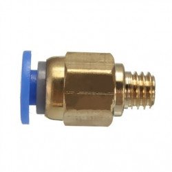 Buse pneumatique de raccord PC4-M6 pour le tube de ligne de l'imprimante 3D 4mm Buse pneumatique de raccord PC4-M6 pour le tube de ligne de l'imprimante 3D 4mm
