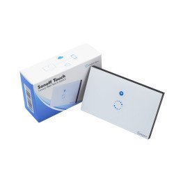 Sonoff Touch - Commutateur D'éclairage LED À Panneau De Verre De Luxe  Sonoff Touch - Commutateur D'éclairage LED À Panneau De Verre De Luxe