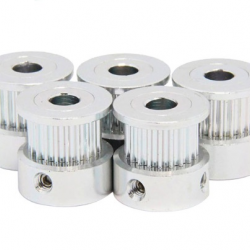 PIGNON DE 20  GT2 (2MM) POUR AXE DE 8MM PIGNON DE 20  GT2 (2MM) POUR AXE DE 8MM