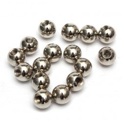 Extrémités filetées de tige de boule d'acier inoxydable 16 x 10mm M4 Extrémités filetées de tige de boule d'acier inoxydable 16 x 10mm M4