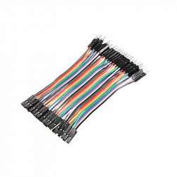 Fil de Connexion Male-Female, 40Pcs 10cm Fil de Connexion Male-Female, 40Pcs 10cm