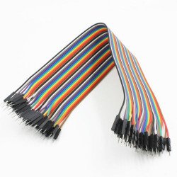 Fil de Connexion Male-Male, 40Pcs 30cm Fil de Connexion Male-Male, 40Pcs 30cm
